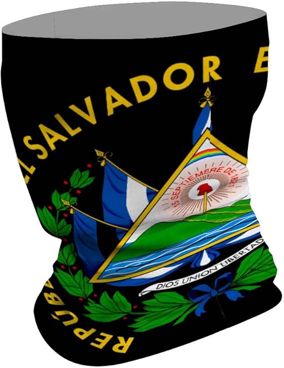 El Salvador Men Women MultiFunction Neck Warmer Headwear Face Cover