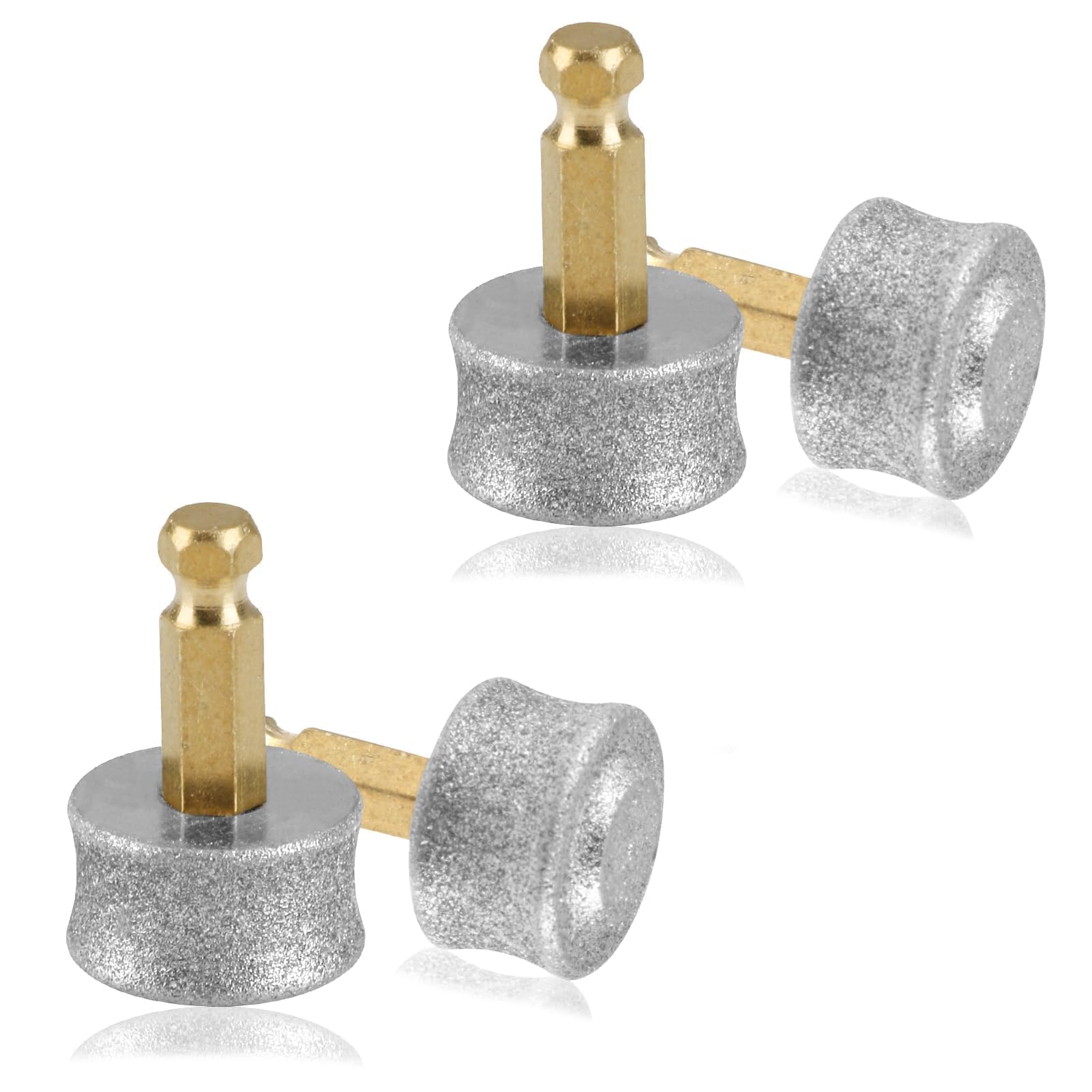 4 PCS Dog Nail Grinder Replacement Heads for Casfuy Wahl Pecute Dog Claw Grinder Wheel Diamond Tip Grinding Head Toenail Paws Grinder for Casfuy N10 N20 N30 Clippers Trimmer for Large Medium Small Dog