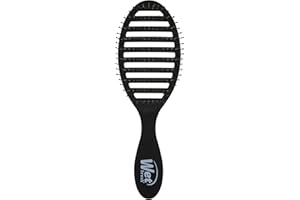 Wet Brush Speed Dry Hair Brush, Black Frost - Vented Design & Soft HeatFlex Bristles Are Blow Dry Safe - Ergonomic Handle Manages Tangles - Pain-Free Hair Accessories