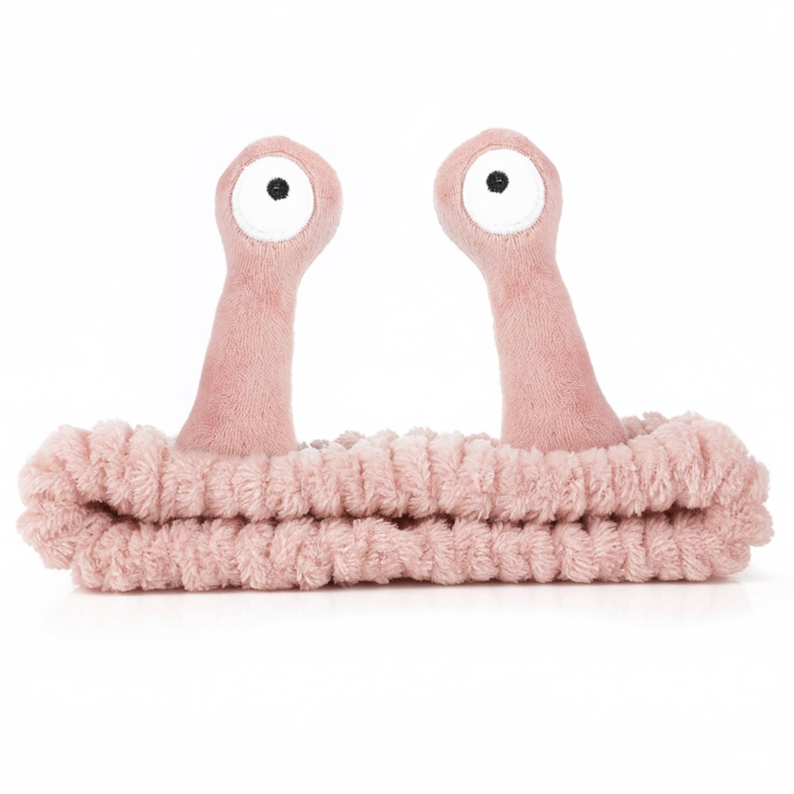 Molain Face Wash Headband, Palm and Snail Spa Hair Bands Makeup Headbands Women Cartoon Cute Coral Fleece Elastic Headband Creative Hair Accessories for Washing Face Shower Sports Beauty Skincare