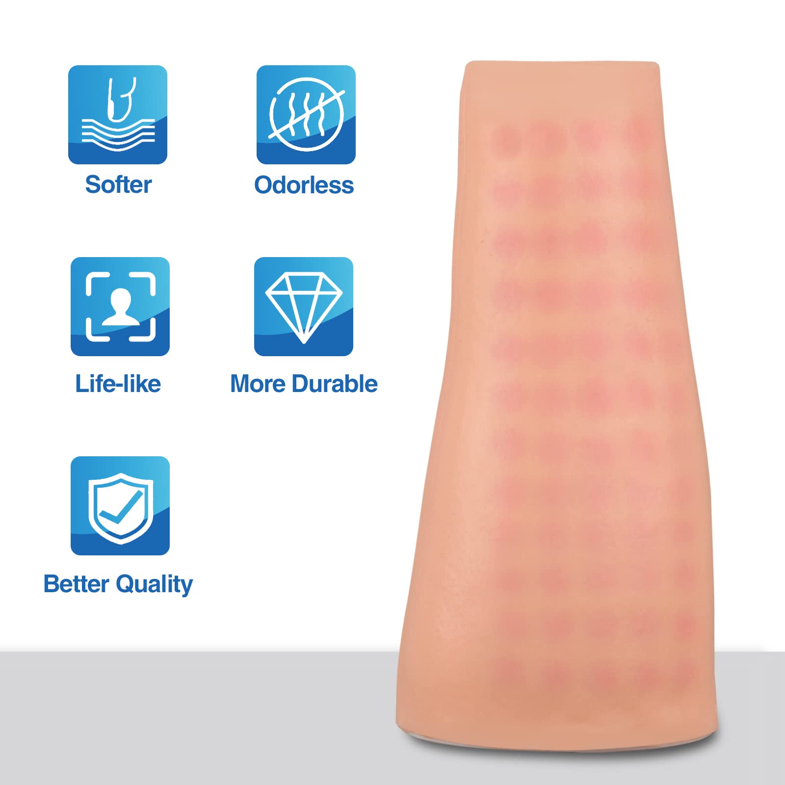 Ultrassist Intradermal Injection Practice Simulator, Intradermal Injection Training Trainer for Nursing Students, Medical Education