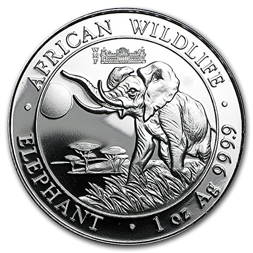 2016 DE Somalia 1 oz Silver Elephant (Berlin WMF Privy Mark)