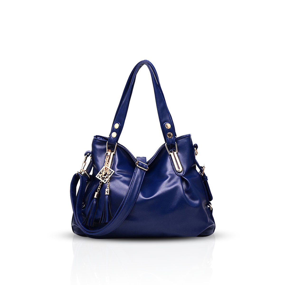 NICOLE&DORIS Tote Bag Ladies Handbag Women Hobos Shoulder Bag Fashion Messenger Bag Sapphire