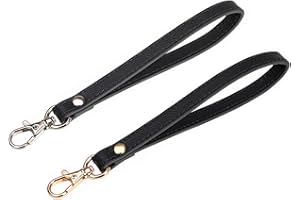 AAStraps Wristlet Strap, Genuine Leather KeyChain Hand wrist Strap for Clutch Wallet Cellphone Key with Golden Lock