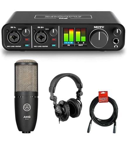Amazon.com: Motu M4 4x4 USB Audio Interface with AKG Project