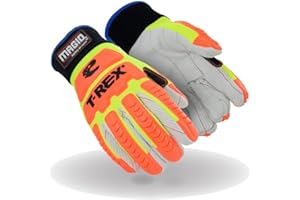 Magid Glove & Safety MAGID T-REX Arctic Primal Series TRX510W Cotton Blend Corded Palm Winter Thermal Impact Glove | Cut Leve