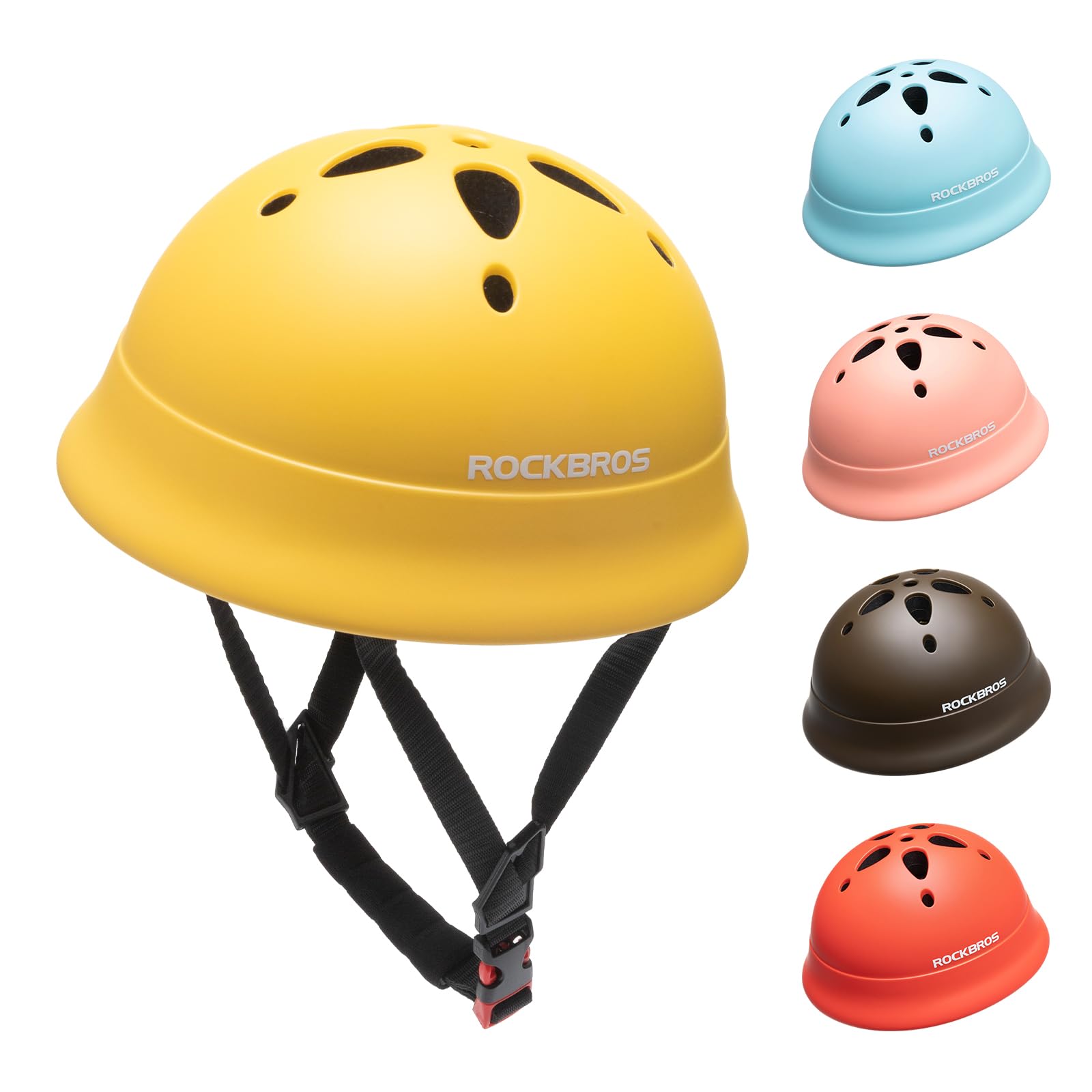 ROCKBROS Kids Bike Toddlers Helmet for 2-5 Years Kids Safety Protection Helmet for Scooter, Balance Bike, Kids Bicycles, Skateboards (48-52 cm)