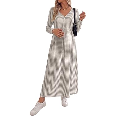 nursing dresses for winter Amazon Best Sellers: Best Maternity discreet access Color:Oak Two Piece Suits Rustic Brown 10 Drawer