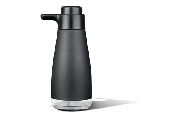 AIKE 15oz Liquid Soap Dispenser for Dish and Hand Soap Matte Black