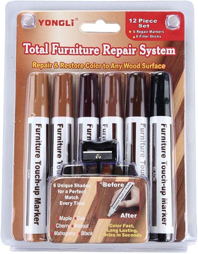 anne210 Furniture Repair Kit Wood Markers Set of 13