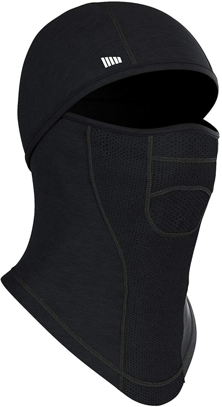 Balaclava Ski Mask - Face Mask for Men & Women - Cold Weather Gear for Skiing, Snowboarding & Motorcycle Riding (Black): Sports & Outdoors