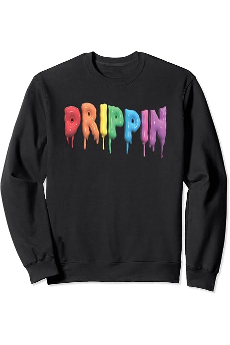 Drippin Colorful Rainbow Hip Hop 