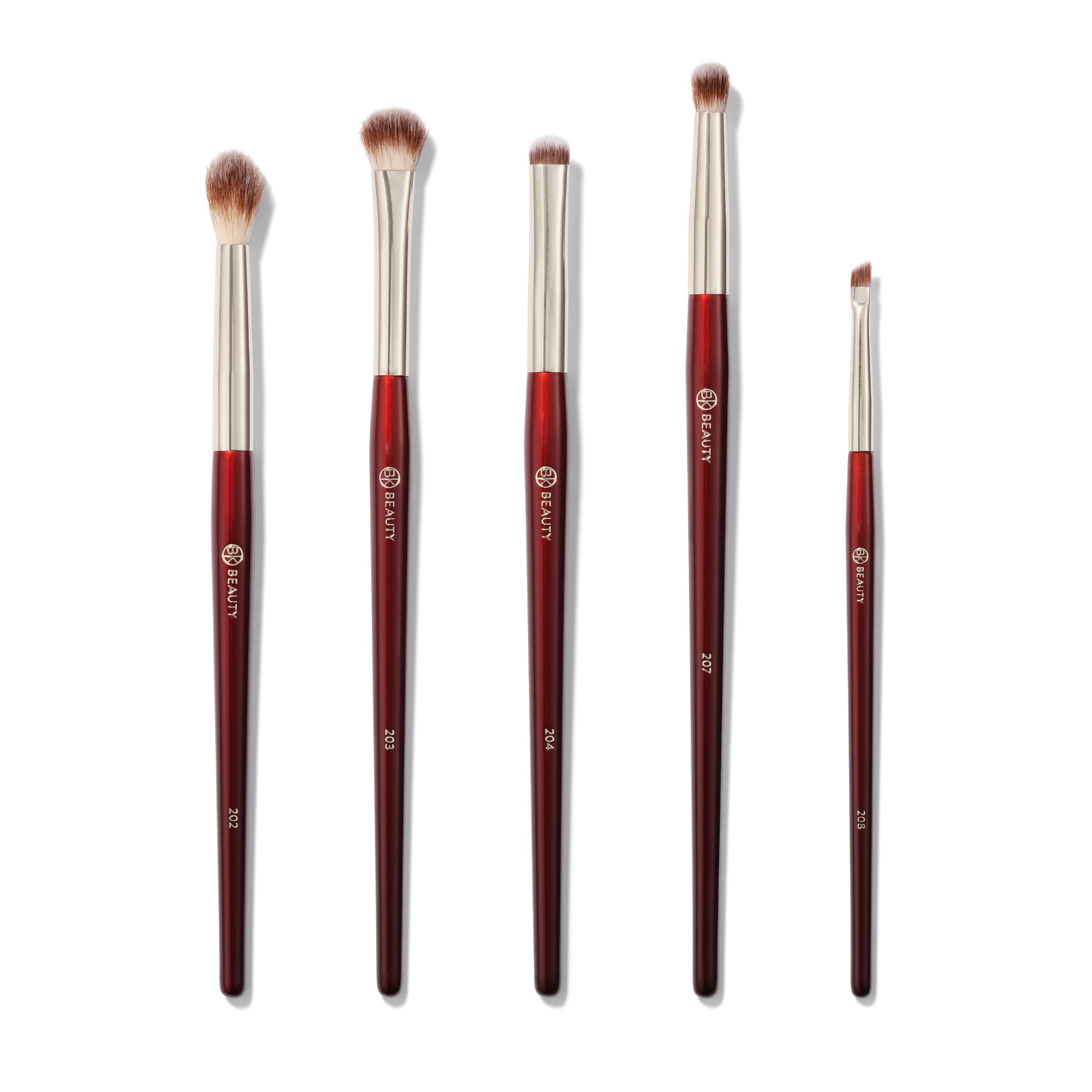 Photo 1 of BK BEAUTY - BRUSH SET FOR HOODED OR SMALLER EYES (5PC) - Eyeshadow Brush Set for Blending, Smudging & Defining Eyeshadow and Eyeliner | Premium Eye Makeup Brushes for Precise Application