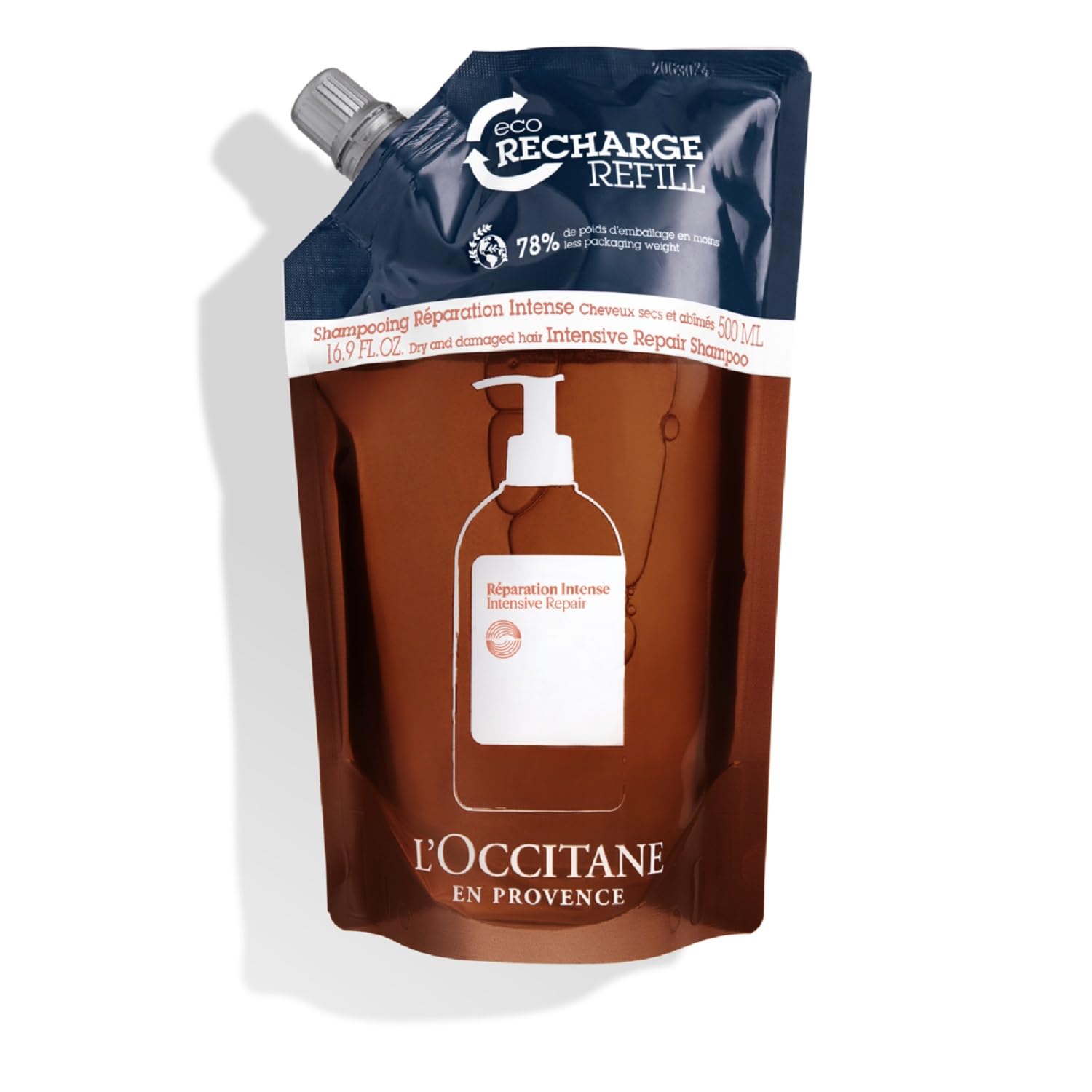 ロクシタン(L'OCCITANE) インテンシヴリペア シャンプー(レフィル) 500mL ダメージケア ハーブ 詰替え 女性用 男性用 人気 ファイブハーブス リペアリング シリーズが処方を変えてリニューアル の商品画像