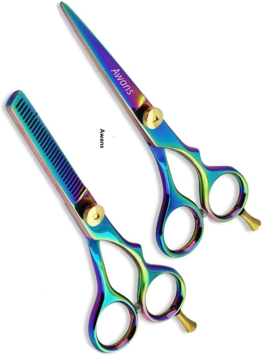 Hair Cutting Scissors Kits,6” Stainless Steel Hairdressing Shears Set