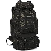 HongXingHai 100L Camping Hiking Backpack,Molle military Tactical rucksack backpack,Waterproof Lightweight Hiking Backpack