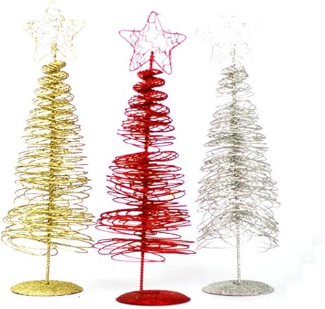 Foto Di Natale Per Desktop.Gwrdnjpjc Albero Di Natale In Ferro Battuto Decorazione Natalizia Per Desktop Decorazione Per Vetrine Regalo Di Natale Hong Kong Amazon It Casa E Cucina