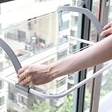 Rainberg 5 Bar Radiator Clothes Airer Rack, Foldable Adjustable Arms view 7