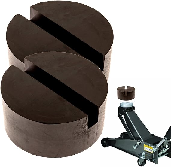MISSION AUTOMOTIVE 2Pack of Rubber Jack Pads (Slotted Pucks