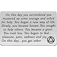 TIIMG Sobriety Gift Addiction Recovery Gift AA Gift NA Gift 12 Step Gifts Alcoholics Anonymous AA Recovery Sobriety Wallet Insert Card (You Got Sober)
