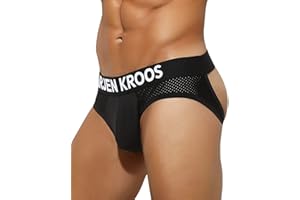 Arjen Kroos Men's Jockstrap Underwear Breathable Mesh Jock Straps Cotton Athletic Supporter