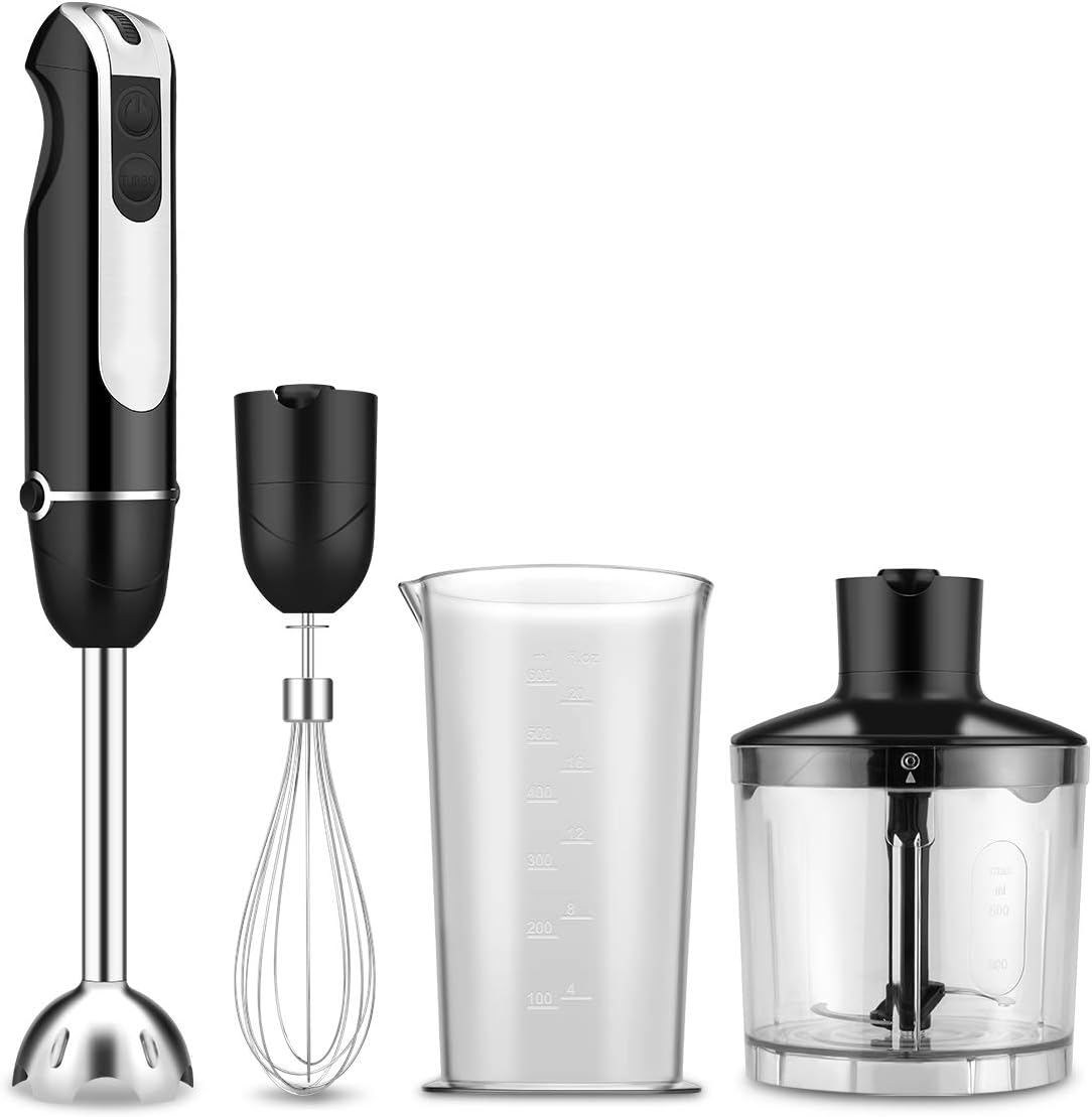 Batidora de Mano 3-in-1 600W Inoxidable
