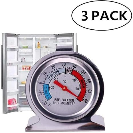 NIAGUOJI termómetro para refrigerador de congelador, termómetro de ...