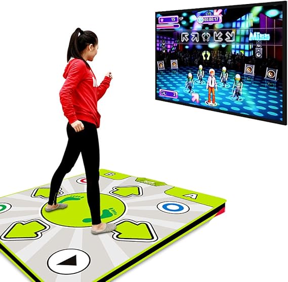 QinnLiuu Dance Mat Juegos De Baile Estilo Arcade con Pistas De Música