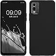 kwmobile Case Compatible with Nokia C32 Case - Soft Slim Protective TPU Silicone Cover - Black