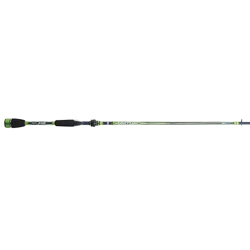 Abu Garcia Virtual Spinning Fishing Rod, Green, 6'6