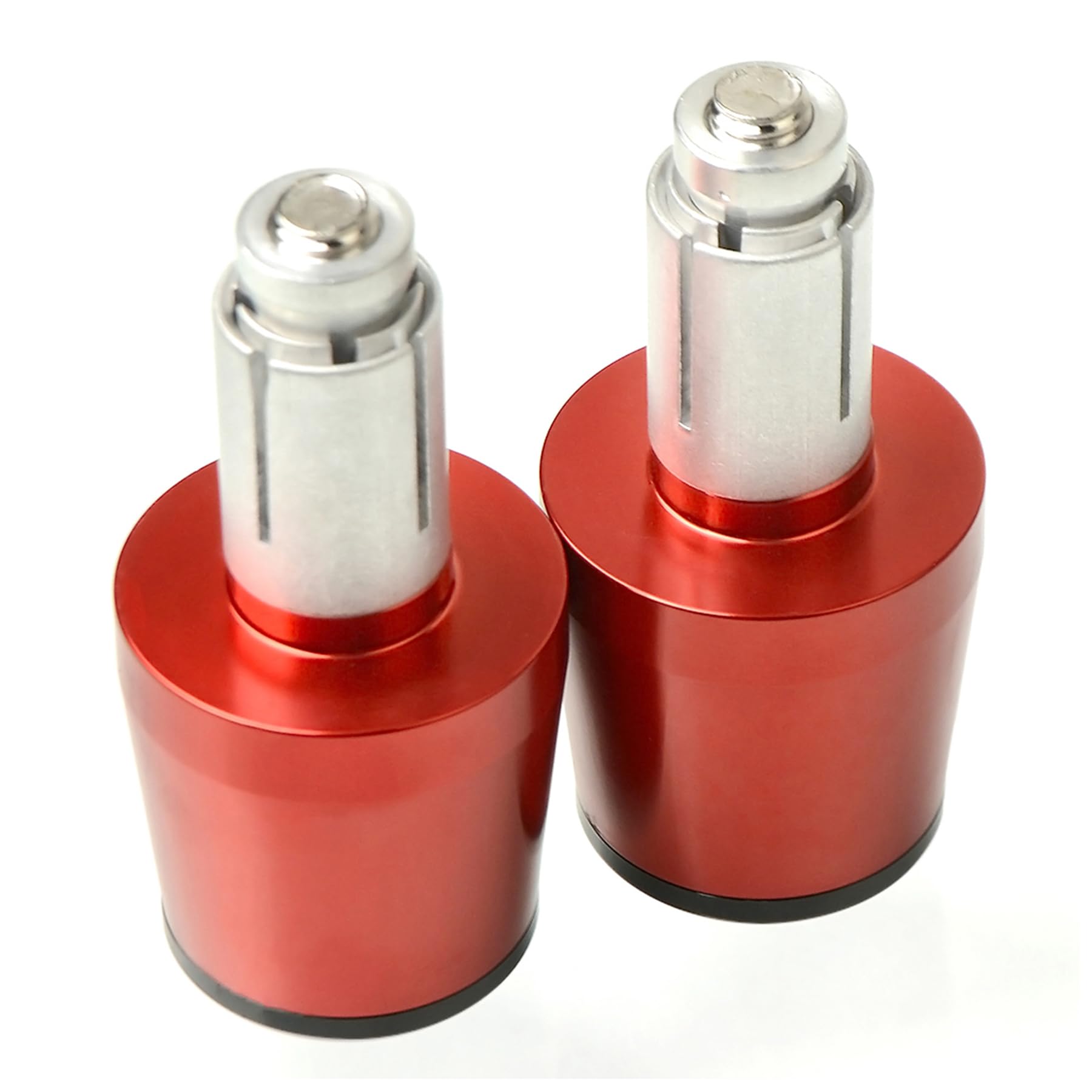 2pcs Motorcycle Handlebar Ends Plugs Balanced Plug Slider Handlebar End Cap Grips for GSXR GSX-R 600 750 1000-Red