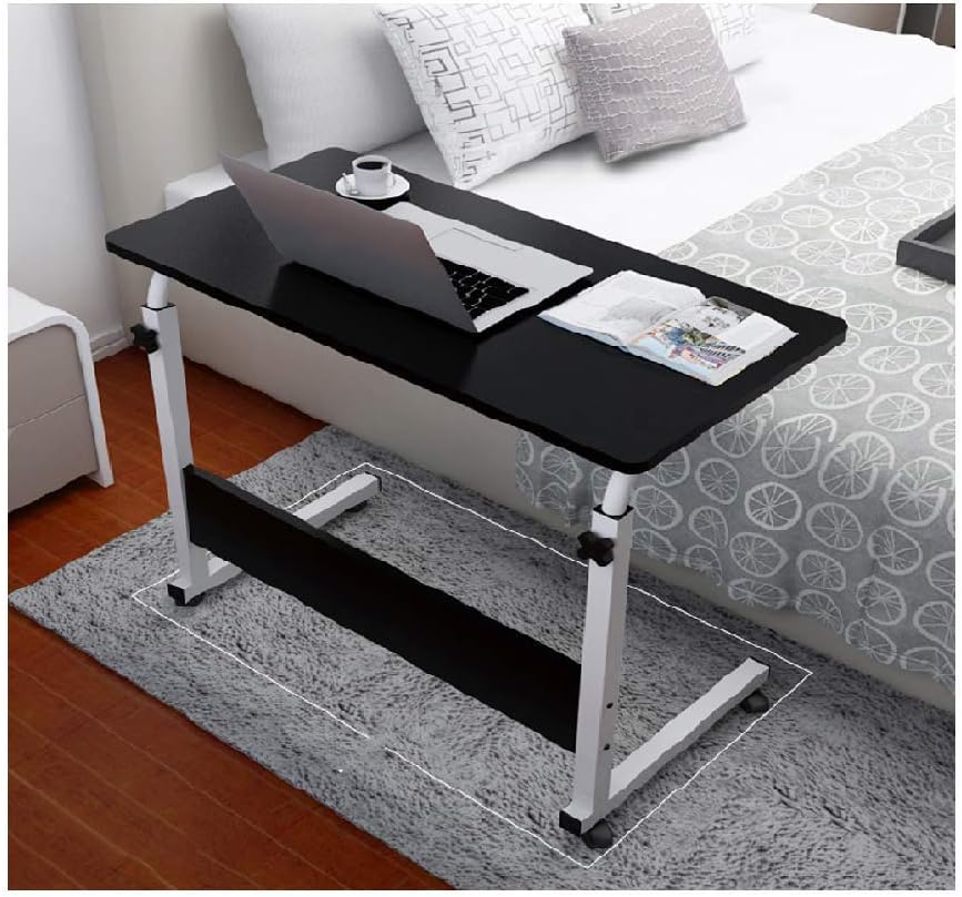 Sofa Table TV Tray End Table Laptop Desk Side Table Snack Tray for Bedside Couch Sofa Eating Writing Reading Living Room - Ship from US (A)