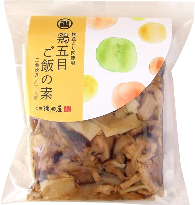 Amazon 金沢浅田屋 炊き込みご飯の素 鶏五目ご飯の素 ２合用 金沢浅田屋 おこわ 炊き込みご飯 通販