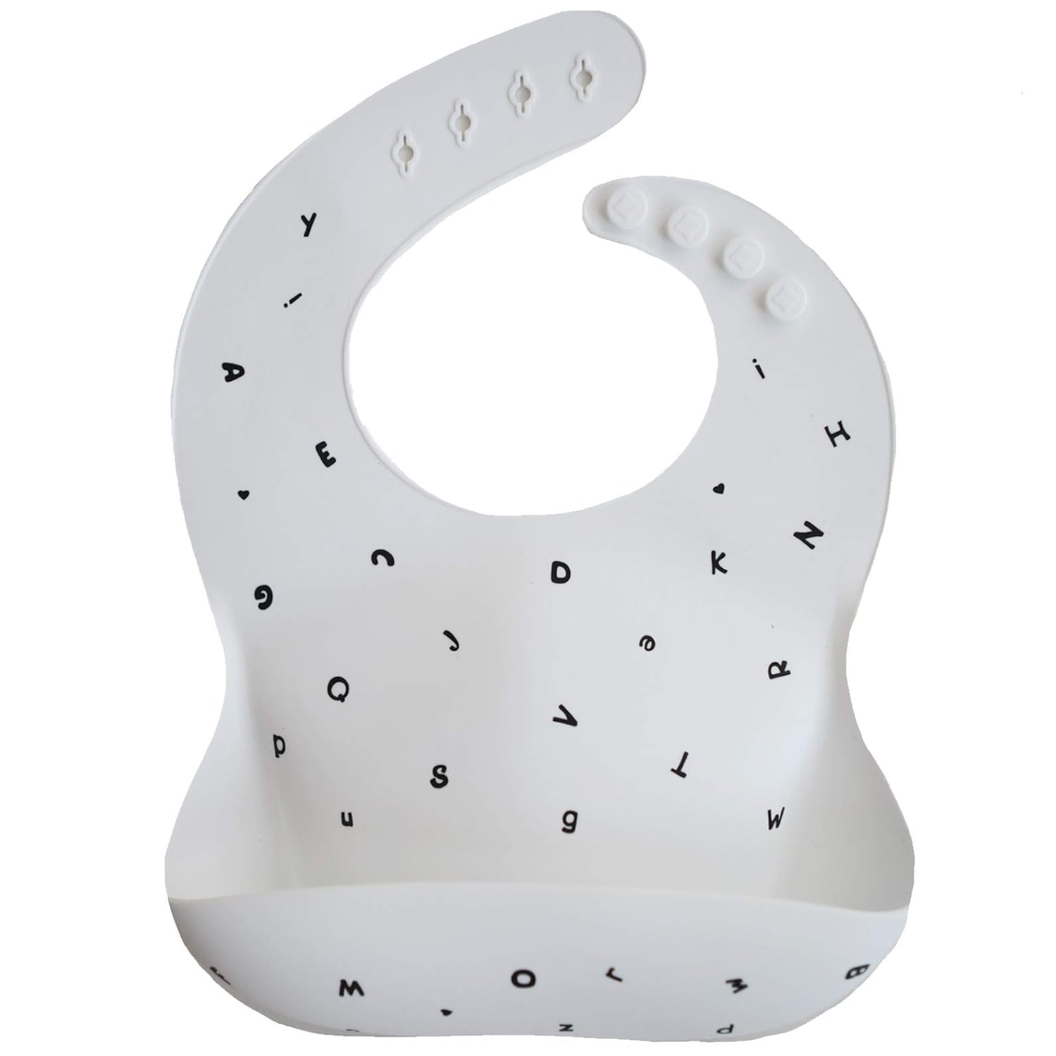 mushie Silicone Baby Bib Adjustable Fit Waterproof Bibs