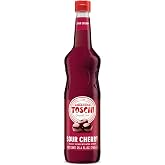 Toschi Amarena Sour Cherry Syrup | Highly Concentrated | Additive Free | Gluten Free &amp; Vegan | High Fruit Content | Product of Italy | 25.4 fl oz (750mL)