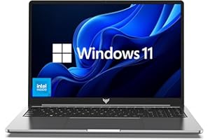KAIGERR Gaming Laptop, 2024 Laptop Computer with Intel Quad-Core Processor(Up to 3.6GHz), 16GB DDR4 512GB SSD, Windows 11 Laptop, 15.6" IPS 1080P, Metal Shell, USB3.2, Long Battery Life