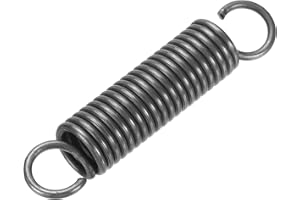 PATIKIL Extension Spring, 1pcs Wire Diameter 0.1", OD 0.7", Free Length 3.5" Spring Steel Dual Hook Tension Springs for Lawn 