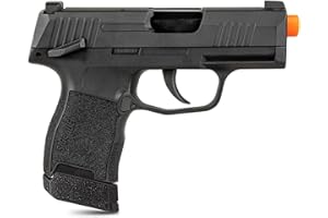 Sig Sauer P365 6mm BB Caliber 12rd CO2 Powered Blowback Airsoft Pistol with 3 DOT Hi-Vis Sights - CO2 Cartridges Not Included