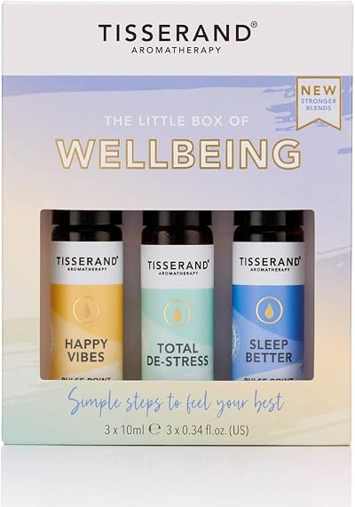 Tisserand The Little Box of Wellbeing Happy Vibes 100% Natural Oils 3x10ml
