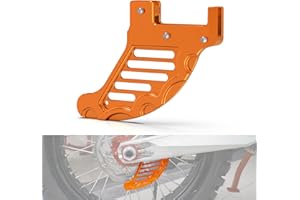 NICECNC Orange Rear Brake Disc Shield Protector Compatible with KTM 125-530 XCW/XCF-W/EXC/EXC-F/SX/SXF/XC/XCF/6 Days/TPI 2004-2022 See Fitment