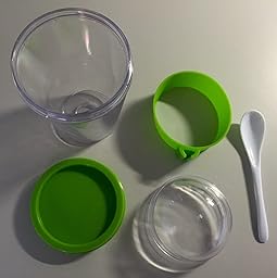 Müsli-to-Go Joghurtbecher to go Müslibecher Müslischale