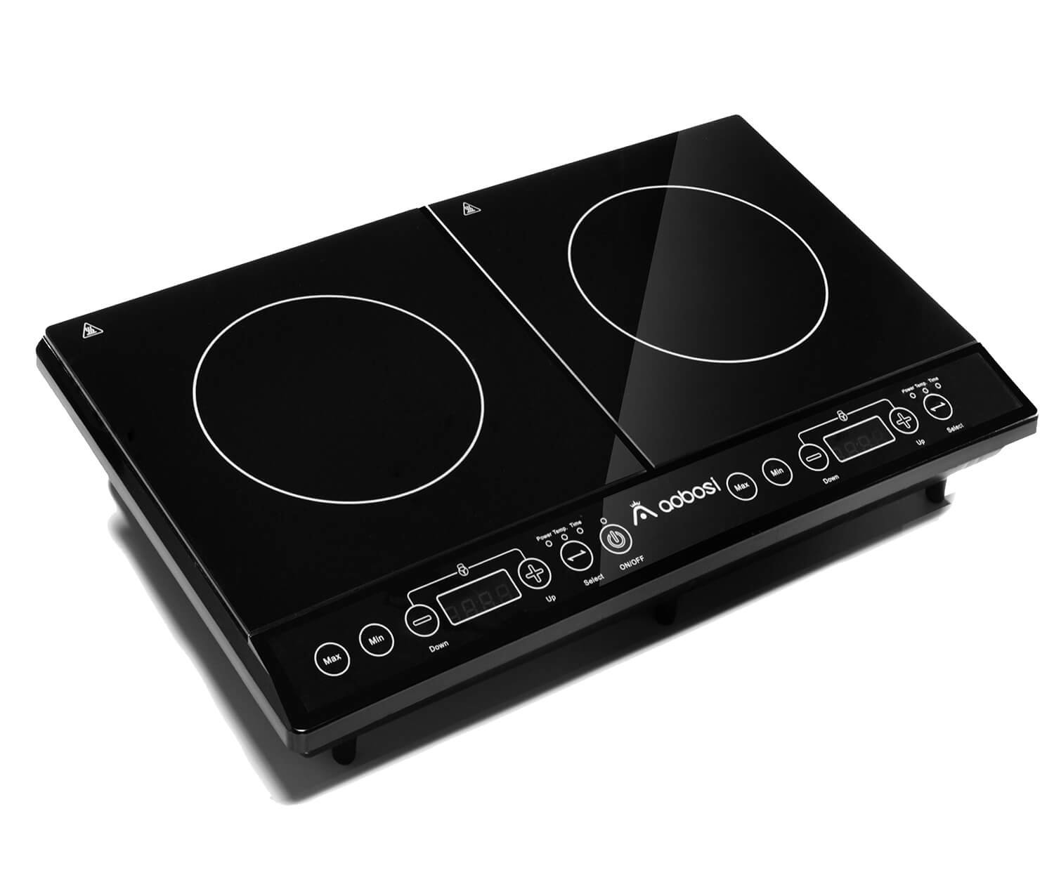Induction hob, Aobosi Double Induction Hob 2 Zone Portable Electric