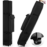 Dansydaisy 1680D 10x20 Pop up Canopy Tent Roller Bag with 3 Handles, Heavy Duty Canopy Bag with Wheels, Universal Wheeled Tent Storage Replacement for Outdoor, Black