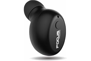 FOCUSPOWER F10 Mini Bluetooth Earbud Smallest Wireless Invisible Headphone with 6 Hour Playtime Car Headset with Mic for iPhone and Android Smart Phones(One Pcs)