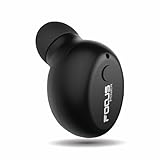 FOCUSPOWER F10 Mini Bluetooth Earbud Smallest Wireless Invisible Headphone with 6 Hour Playtime Car Headset with Mic for iPhone and Android Smart Phones(One Pcs)