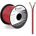 TYUMEN 100FT 16 Gauge 2pin 2 Color Red Black Cable Hookup Electrical LED Strips Extension 12V/24V DC 16AWG Flexible Wire Exte