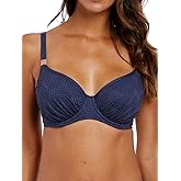 Fantasie Womens Marseille Underwire Gathered Full Cup Bikini Top