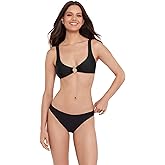 Steve Madden Womens Ring Front Swim Bralette Top
