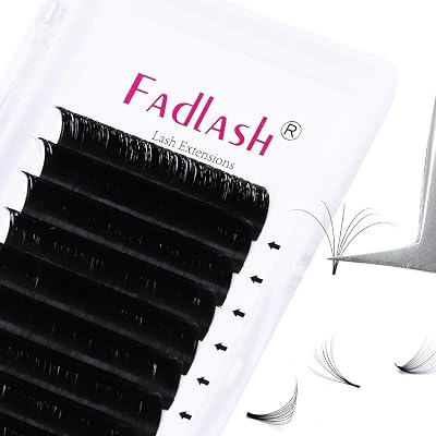 FADLASH FadlashEasy D Curl 0.05 12mm Russian Lashes Self Fanning