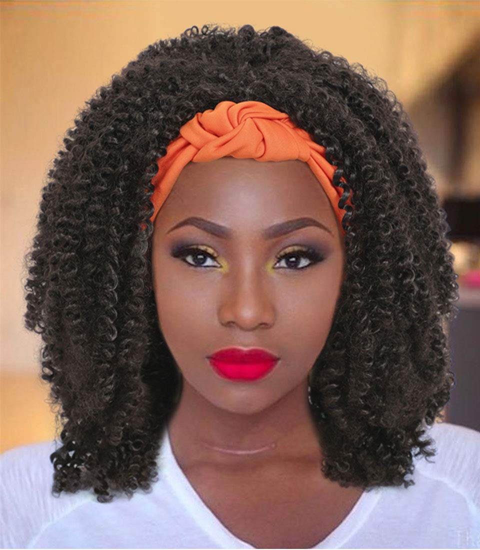 Amazon.com : Kinky Curly Headband Wigs 